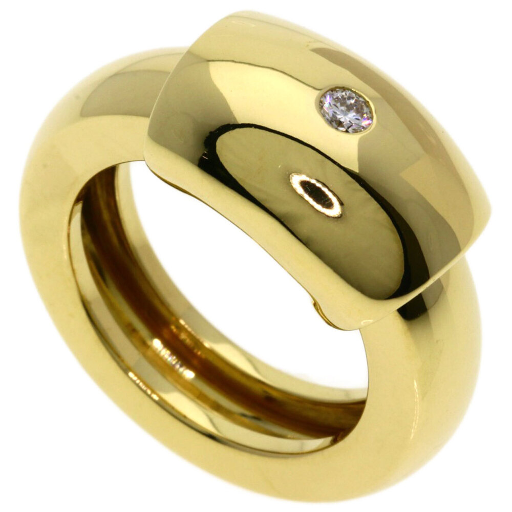 Piaget Dancer 1P Diamond Ring #53, 18K Yellow Gold, Women's